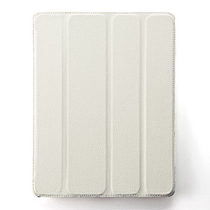 iPad2ソフトレザーケース（白・iPad第3世代（2012年発売モデル）対応）