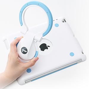 iPad2ケース（ハンドル&スタンド機能・ブラック）