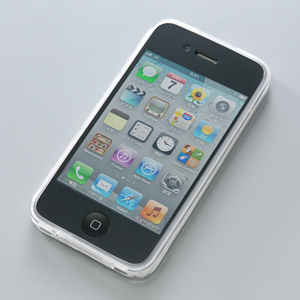 iPhone4Sケース（コネクタカバー機能・iPhone4対応・クリア） EEA