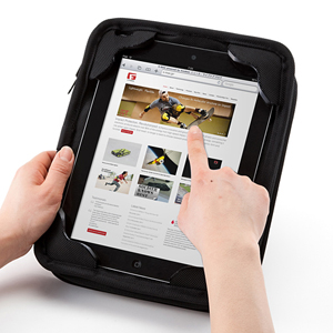 iPad衝撃吸収ケース（ハードタイプ・ブラック・G-Form Extreme Portfolio）（New iPad 対応製品）