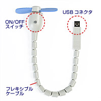 USBミニ扇風機