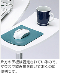 サイドテーブル（ベッド・ソファー・キャスター・移動・高さ調節・ノートパソコン・白）