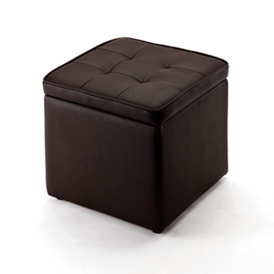 収納スツール・ボックススツール(ブラウン)