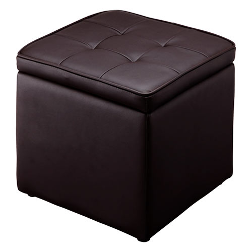 収納スツール・ボックススツール（ブラウン）