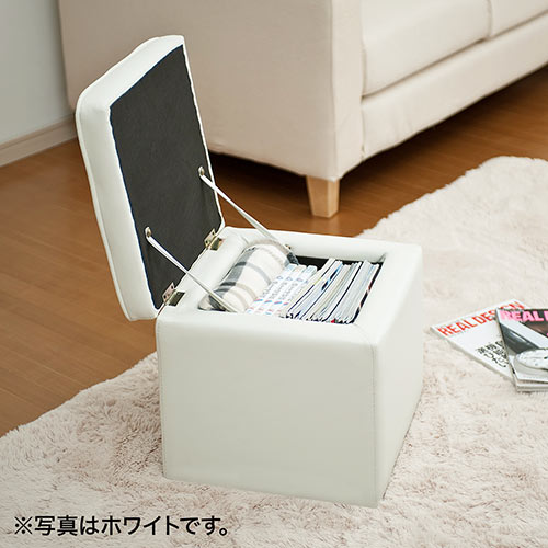 収納スツール・ボックススツール（ブラウン）