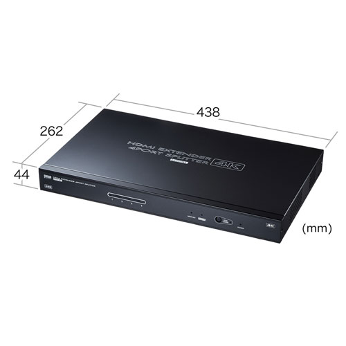 【訳あり 新品】HDMIエクステンダー 70m 送信機　4分配｜HDMI延長・4K対応