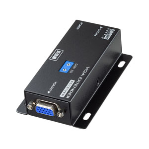 【訳あり 新品】VGAエクステンダー 受信機 180m｜フルHDは60m対応・VGA-EXRN ※箱にキズ、汚れあり