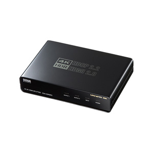 【訳あり 新品】HDMI分配器（1入力・2出力）｜4K/60Hz・HDR・HDCP2.2※箱にキズ、汚れあり