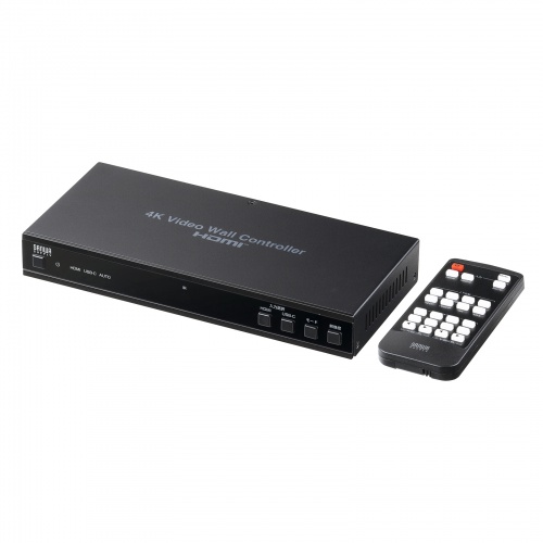 【訳あり 新品】HDMI分配器 1入力4出力｜タイプC・4K対応・ビデオウォールに最適