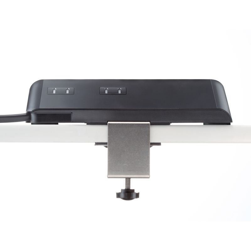電源タップ クランプ固定式タップ AC4個口 USB-C×3 USB-A×1 PD65W対応 2m ブラック