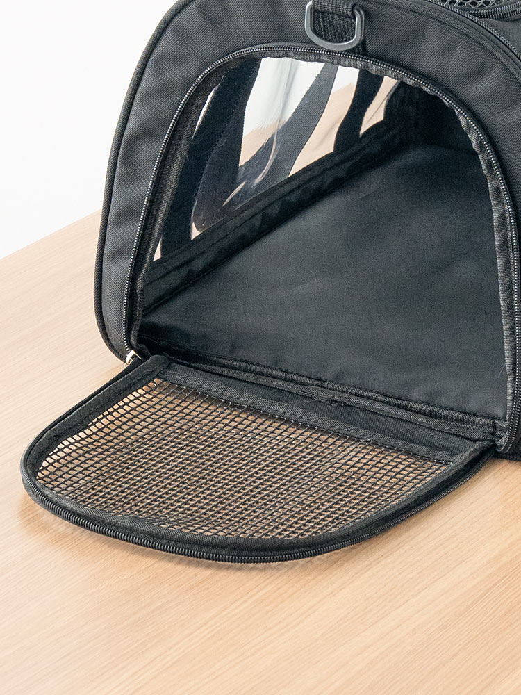 ペットキャリーバッグ おしゃれショルダー｜猫・犬・うさぎの旅行・通院に最適！折りたたみ軽量タイプ