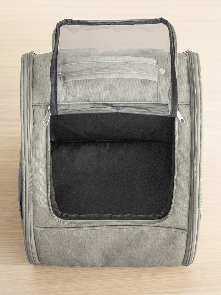 ペットキャリーバッグ おしゃれリュック｜猫・犬・うさぎの旅行・通院に最適！折りたたみ軽量タイプ