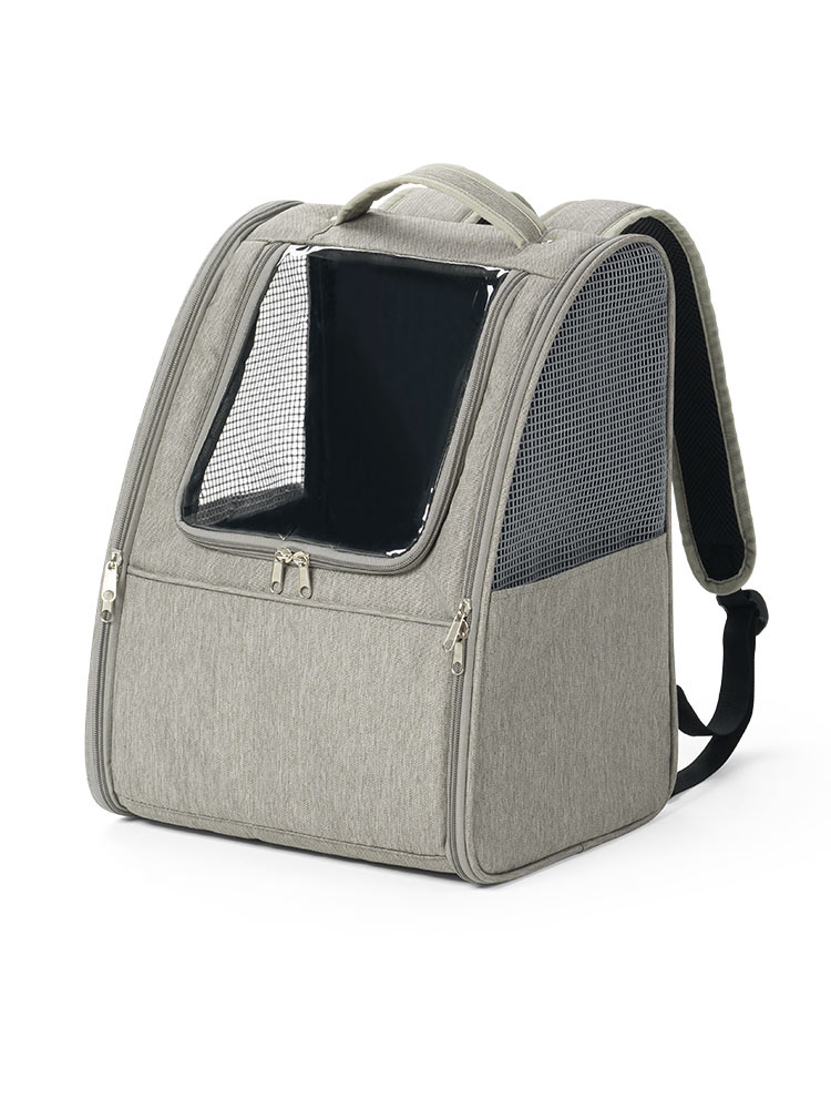 ペットキャリーバッグ おしゃれリュック｜猫・犬・うさぎの旅行・通院に最適！折りたたみ軽量タイプ