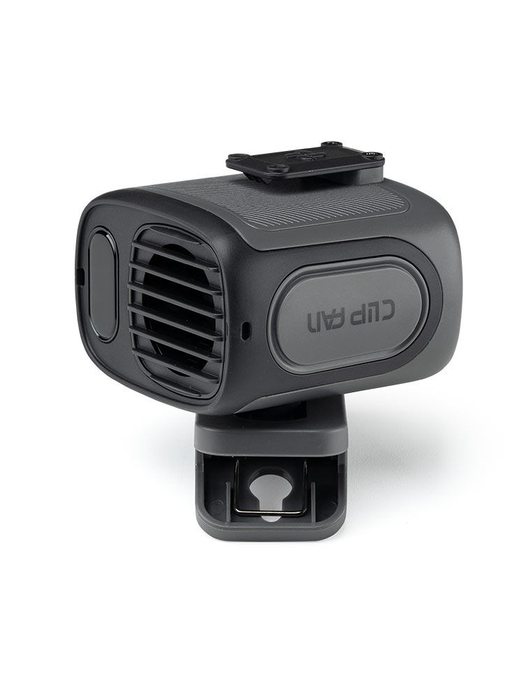 ハンズフリーで涼しい!腰・首・傘に使える多機能ベルトファン【軽量150g】ブラック