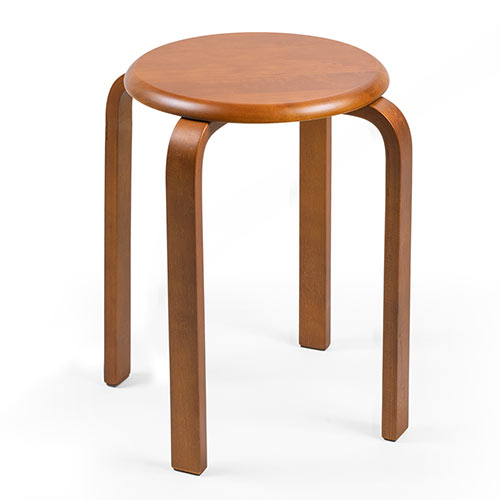 丸スツール イーサプライ スツール 木製 天然木 丸椅子 背もたれ無し
