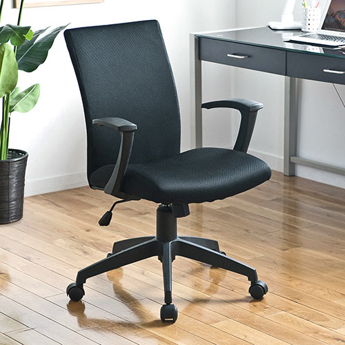 【アウトレット･訳あり・セール】オフィスチェア（メッシュ・ロッキング・肘付き・ミドルバック・キャスター・おしゃれ・デザイン）