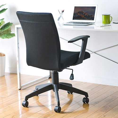 【アウトレット･訳あり・セール】オフィスチェア（メッシュ・ロッキング・肘付き・ミドルバック・キャスター・おしゃれ・デザイン）