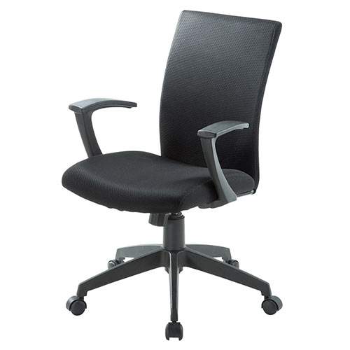 【アウトレット･訳あり・セール】オフィスチェア（メッシュ・ロッキング・肘付き・ミドルバック・キャスター・おしゃれ・デザイン）