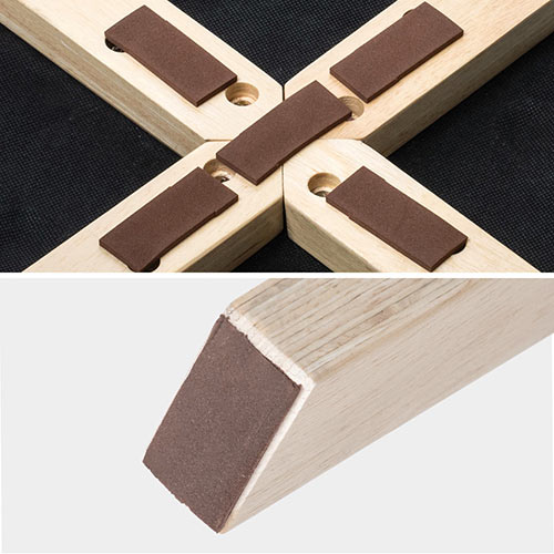 【在庫限り特価】丸椅子（クッション・木製・天然木・スツール・スタッキング・おしゃれ・ホワイト）