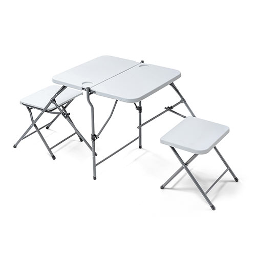 アウトドア テーブルセット（イス・2人用・コンパクト