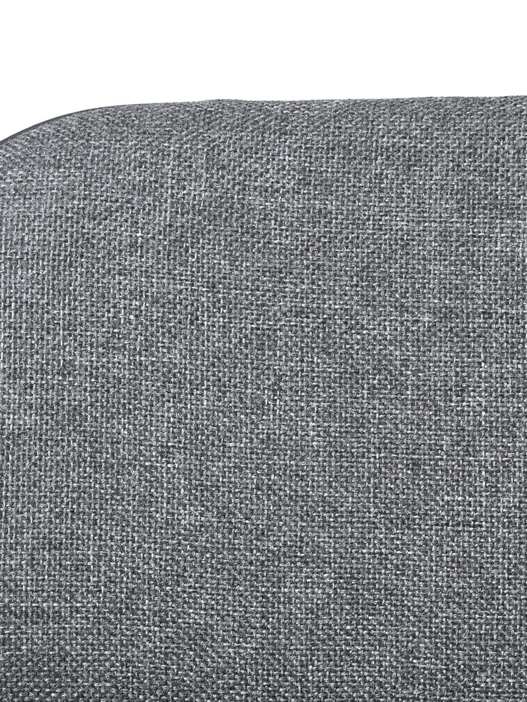 デスクチェア 布張り・キャスター付き｜シンプル＆コスパ重視・ダークグレー・2脚セット