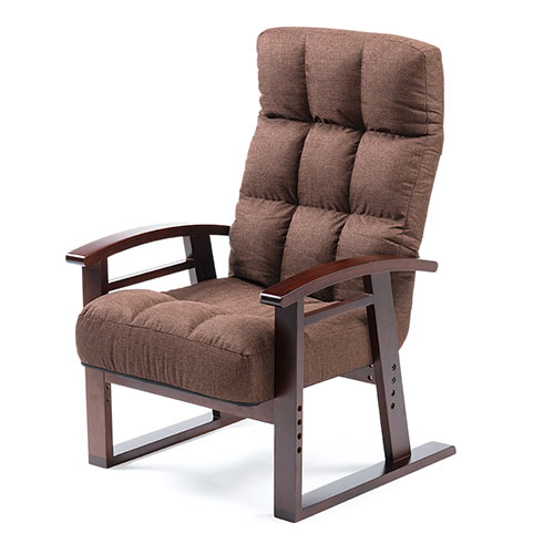 高座椅子（耐荷重90kg・座敷・座卓・寝れる・リクライニング