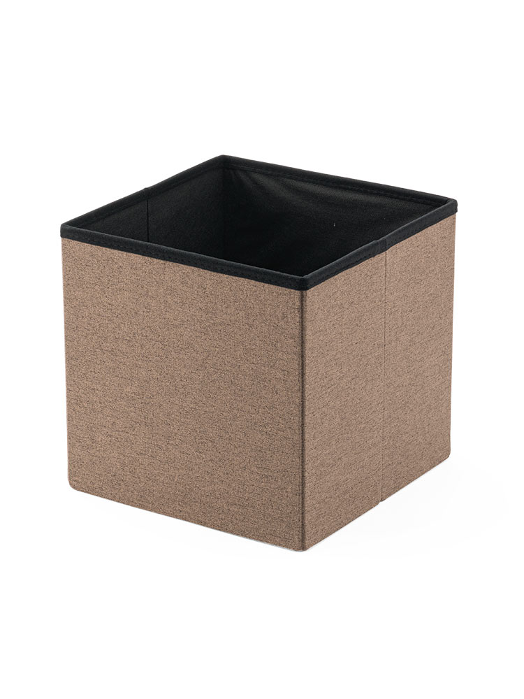 【収納スツール】折りたたみ座面外し可能 100kg モカブラウン