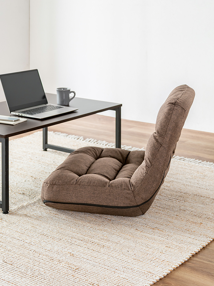 あぐらも組めるワイド座面のロータイプ高座椅子 | ふわふわクッションで極上リラックス