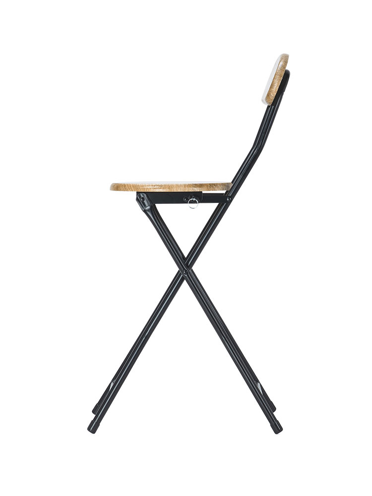 折りたたみハイチェア | カウンター・キッチン向け 木目調デザイン