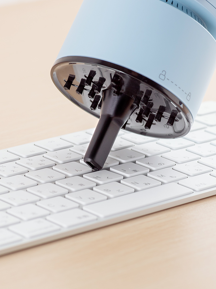 卓上掃除機 ハンディクリーナー | コードレス充電式で消しゴムかすも簡単吸引、キーボードやデスクをコンパクトに清掃