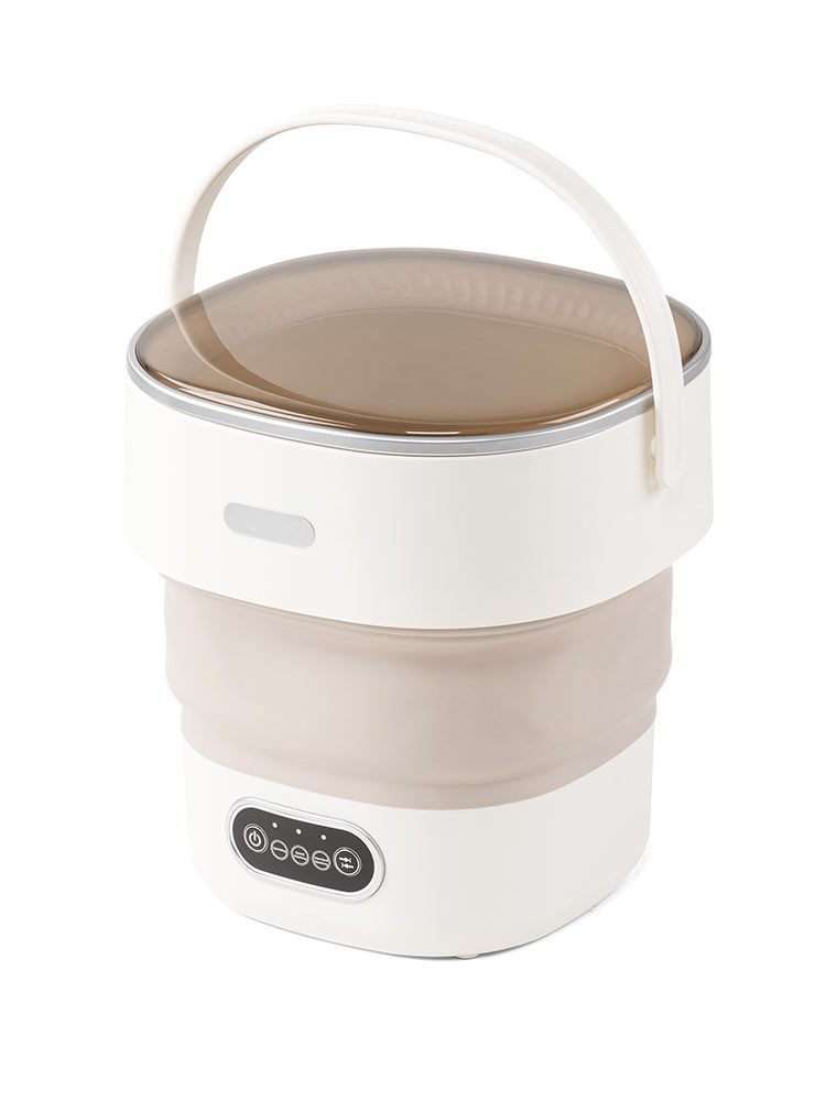 【折りたたみミニ洗濯機】予洗い仕分けサッと洗えるバケツ型