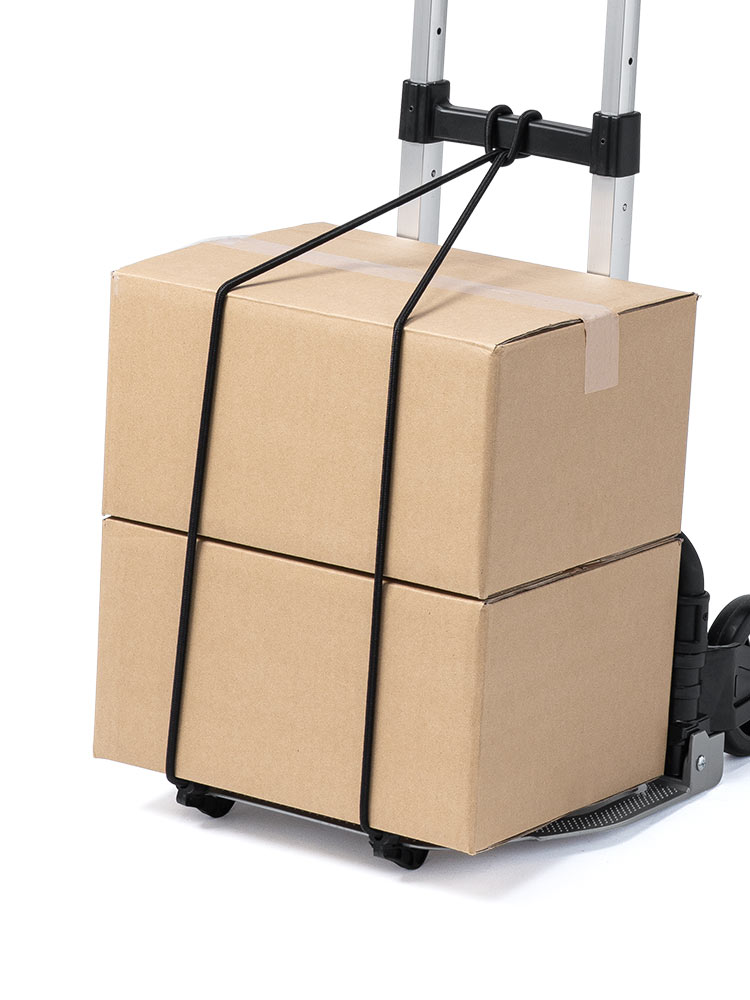 高さ調整できるアルミ製キャリーカート | 軽量＆折りたたみ式・耐荷重70kgで荷物運搬に便利