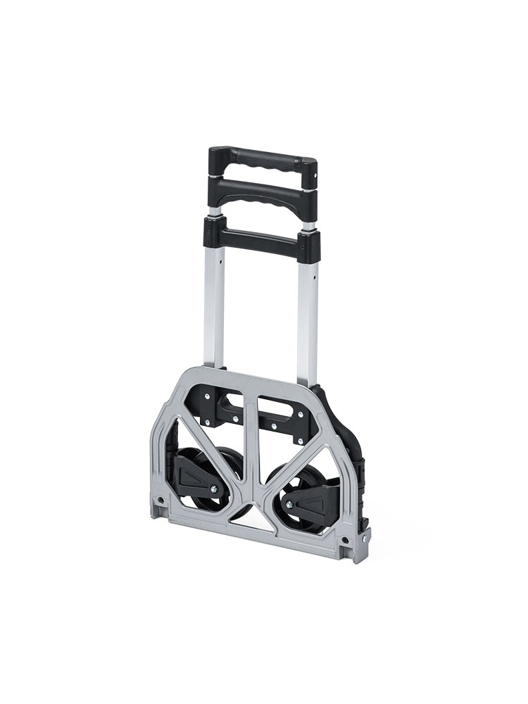 高さ調整できるアルミ製キャリーカート | 軽量＆折りたたみ式・耐荷重70kgで荷物運搬に便利