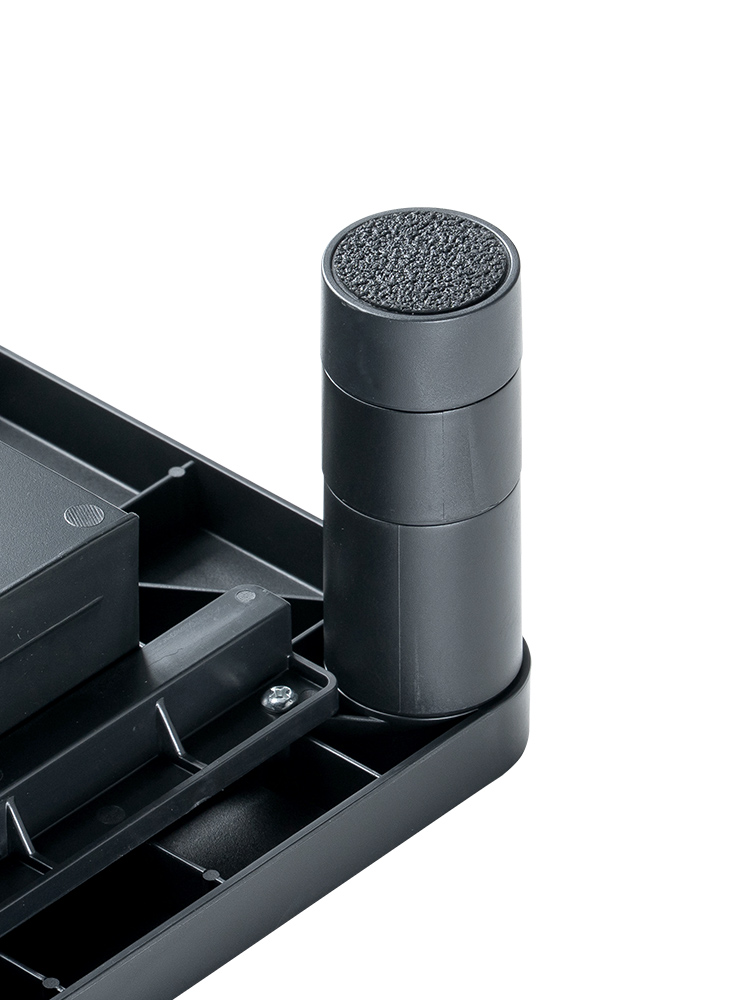 【モニター台】A4用紙収納 引き出し付き机上ラック 高さ調整 幅43cm 小物やマウスも収納可能