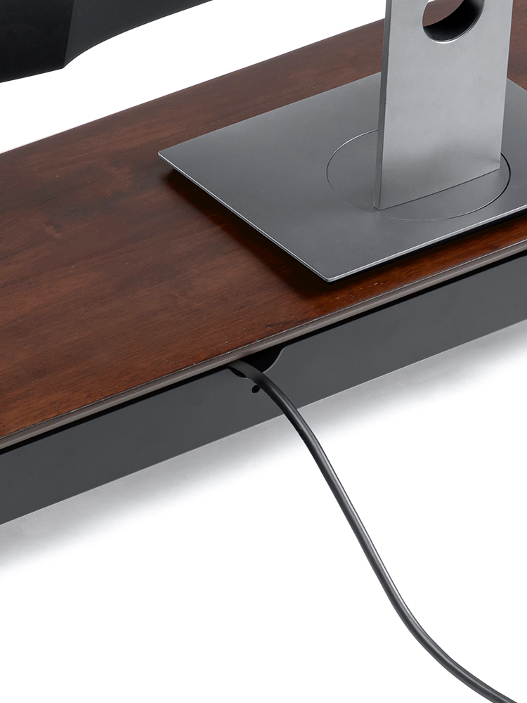 【モニター台】木製80cm 2引き出し 耐荷重30kg