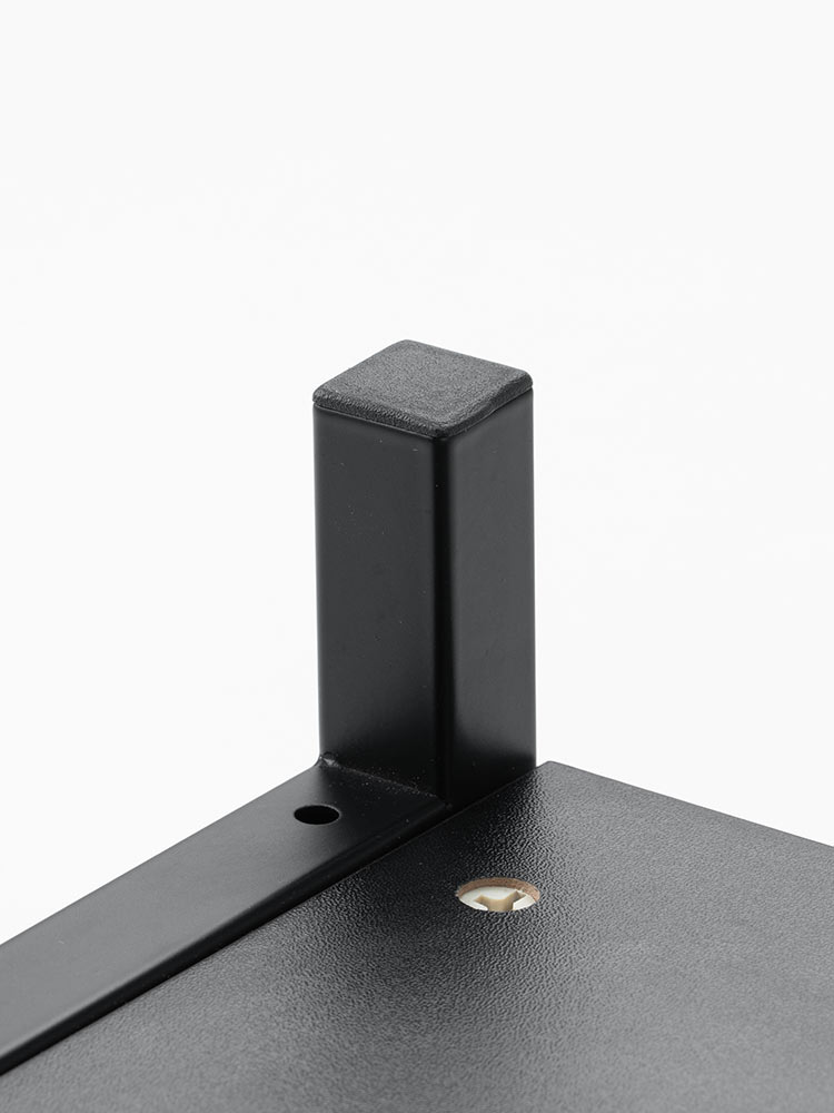 モニター台 2段式 幅100cm | 木製棚・キーボード収納・プリンター・安いおすすめラック ブラック