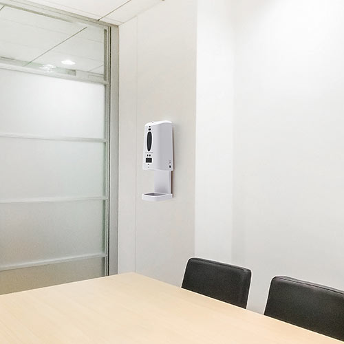 アルコールスタンド 消毒液スタンド（非接触・ディスペンサー・電動・自動・ポンプ