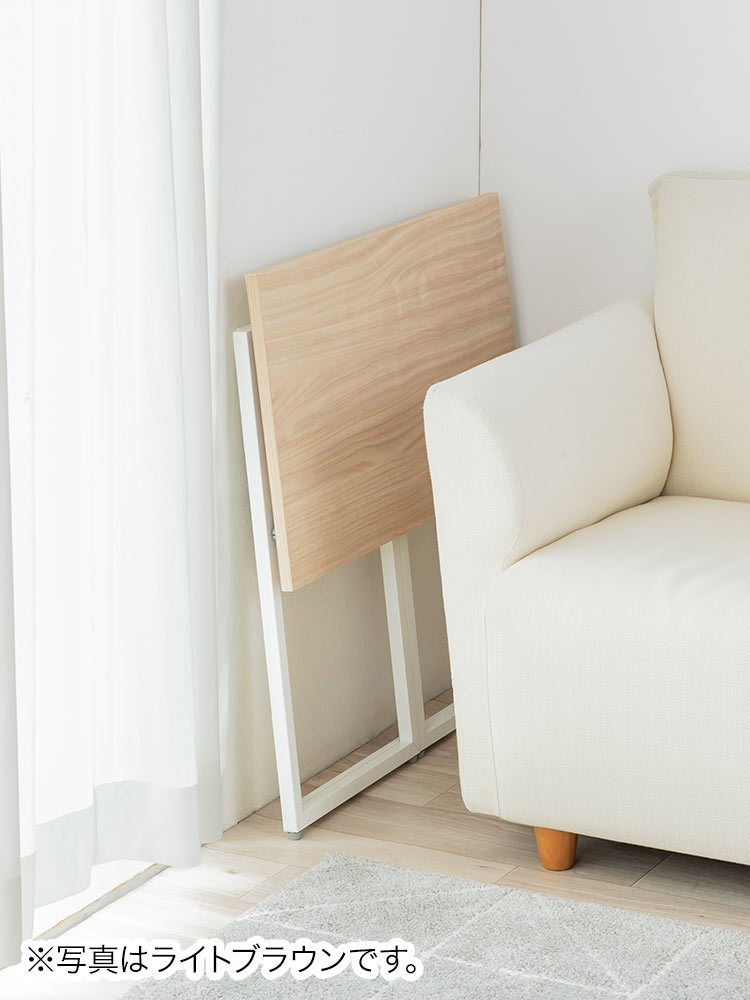 折りたたみデスク/幅70cm・省スペース/簡単開閉設計