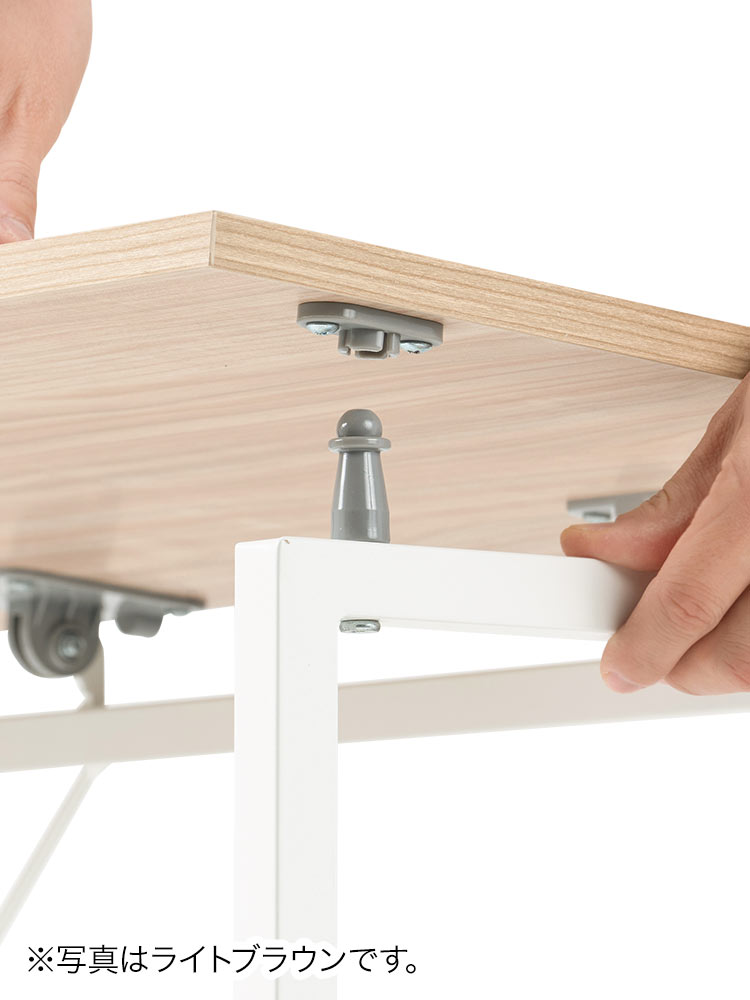 折りたたみデスク/幅70cm・省スペース/簡単開閉設計