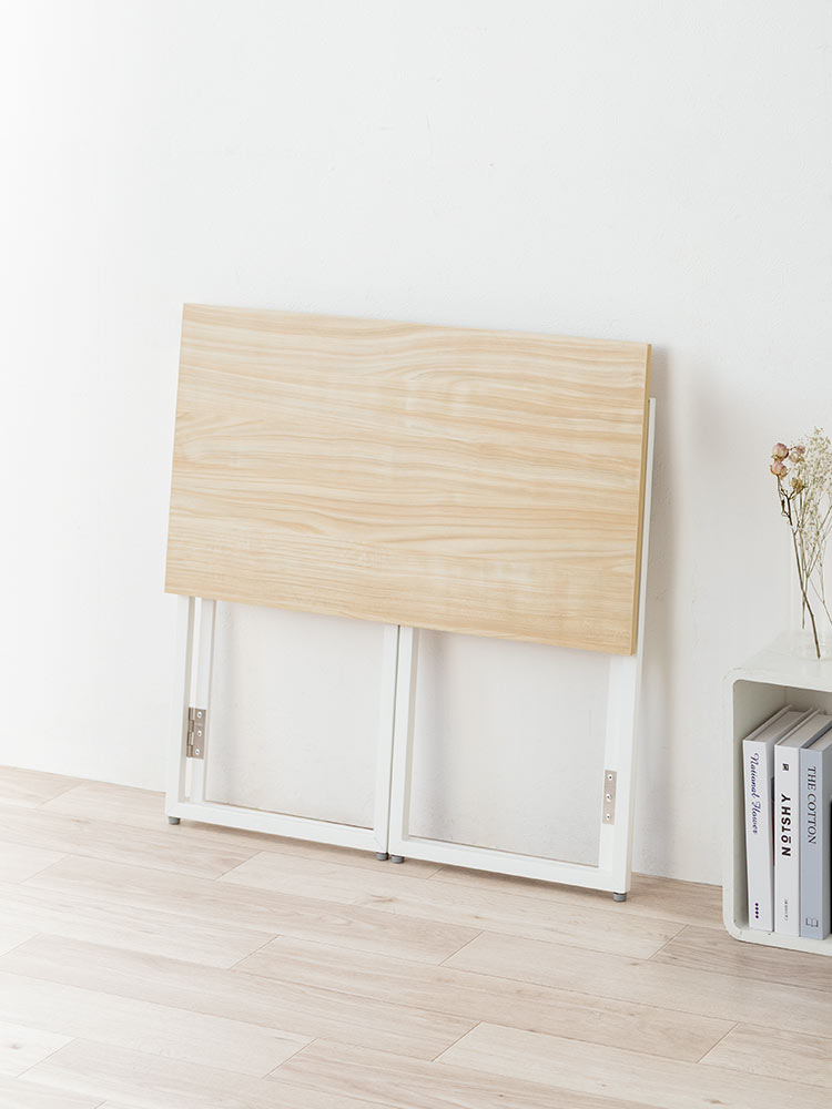 折りたたみデスク／幅70cm・省スペース／簡単開閉設計