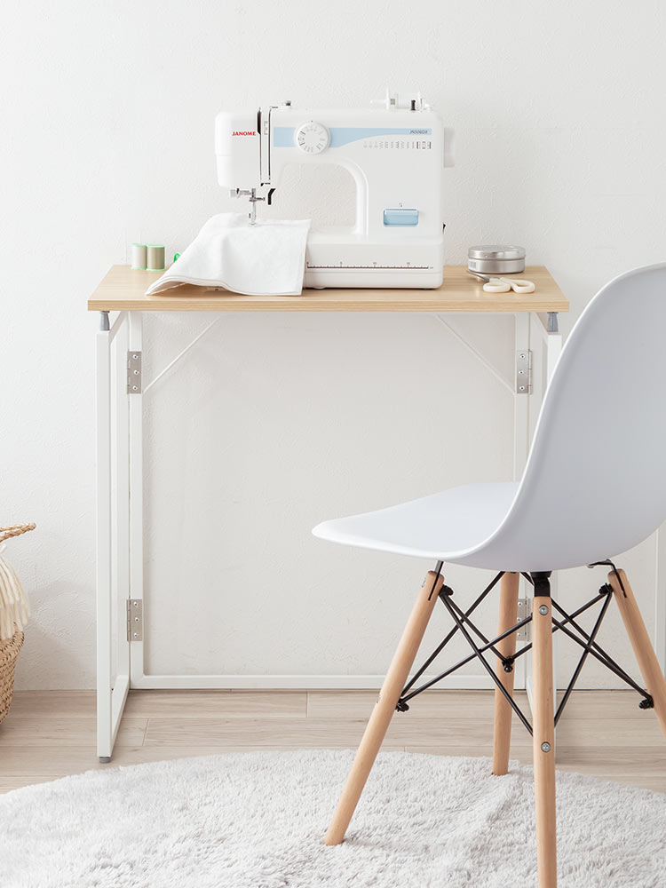 折りたたみデスク／幅70cm・省スペース／簡単開閉設計