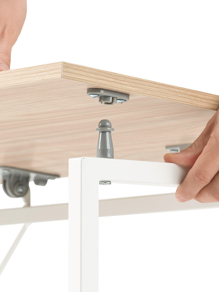 折りたたみデスク／幅70cm・省スペース／簡単開閉設計