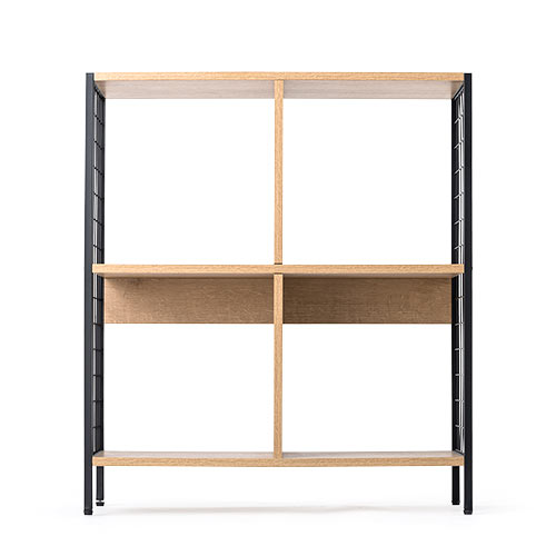 電話台（FAX・リビング ・マルチスタンド・チェスト・シェルフ・収納・メッシュ・アイアン・木目・横幅71.8cm・高さ82cm）