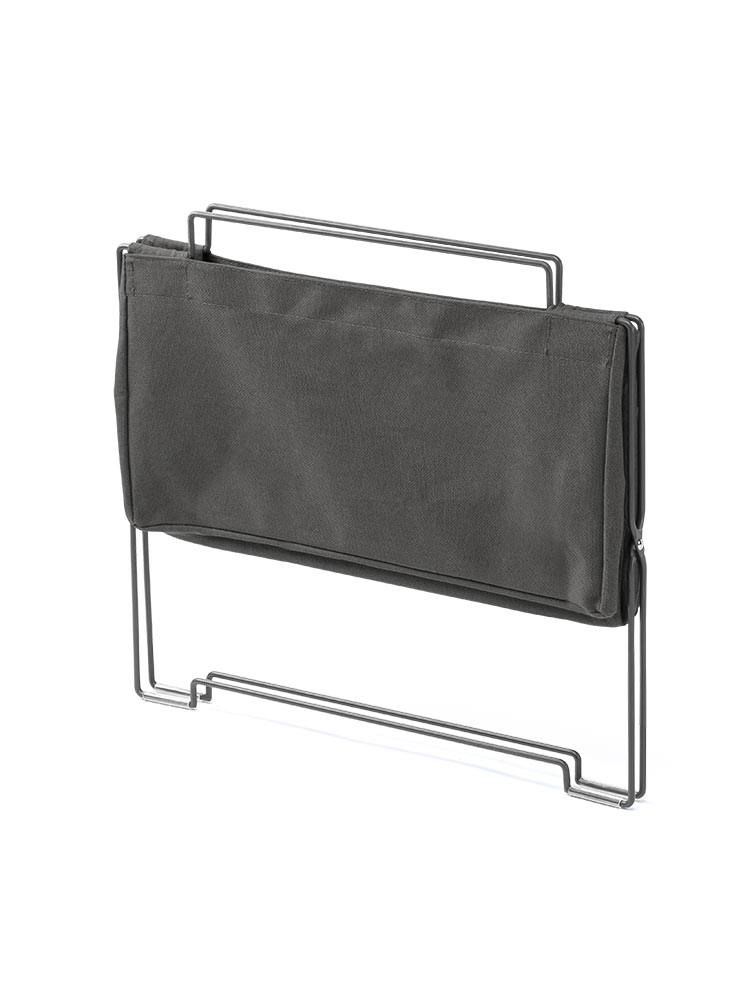 オフィス・飲食店向け 手荷物収納ボックス 折りたたみ式で場所を取らないカバン置き ブラック