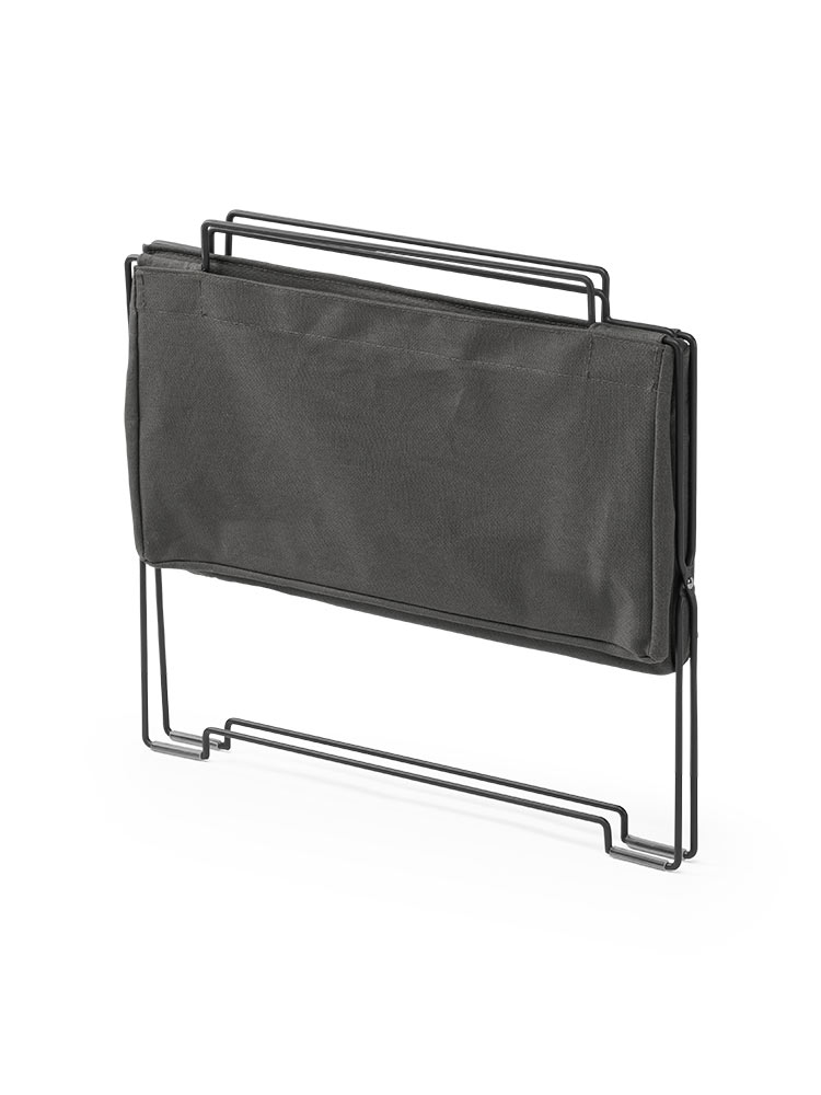 オフィス・リビングの足元をスッキリ スタッキング対応の多用途収納ケース ブラック