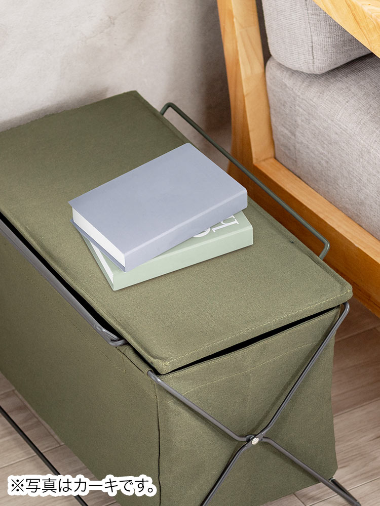 オフィス・リビングの足元をスッキリ スタッキング対応の多用途収納ケース ブラック
