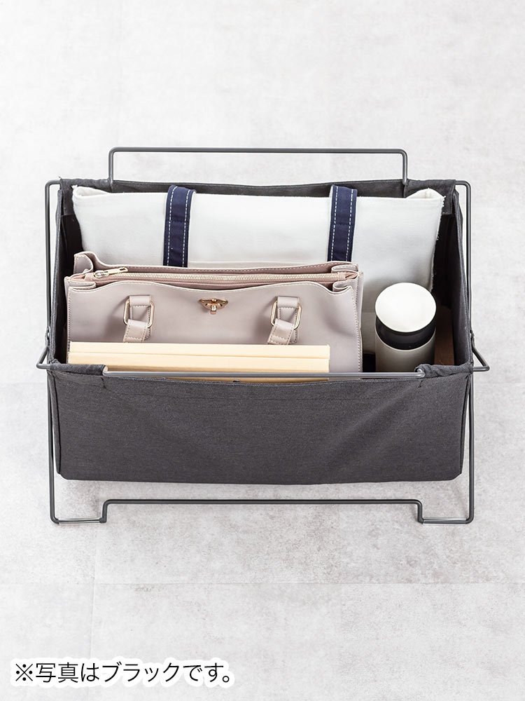 オフィス・リビングの足元をスッキリ スタッキング対応の多用途収納ケース カーキ