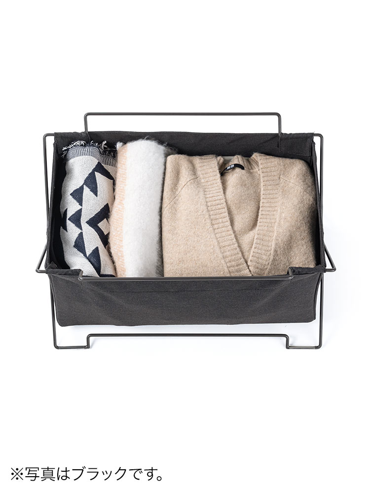 オフィス・リビングの足元をスッキリ スタッキング対応の多用途収納ケース カーキ