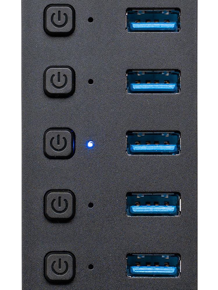 USBハブ 10ポート｜ACアダプタ付・個別スイッチ・USB3.2高速・セルフパワーで充電通信どちらにもおすすめ