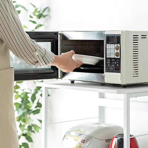 キッチンラック・ロータイプ(レンジラック・キャスター付き・移動)